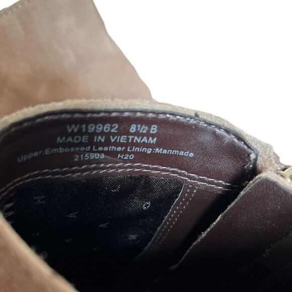 Cole Haan Gracy Bootie Snakeskin Suede Size 8.5 - Picture 5 of 7